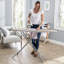 Planche à repasser à hauteur réglable à 4 pieds avec plateau en filet et repose-fer Seymour Home Products-92586017