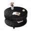 Table basse cannelée moderne avec centre de rangement avec couvercle rabattable et pieds en bois massif pour salon Mid-Century-1455299402