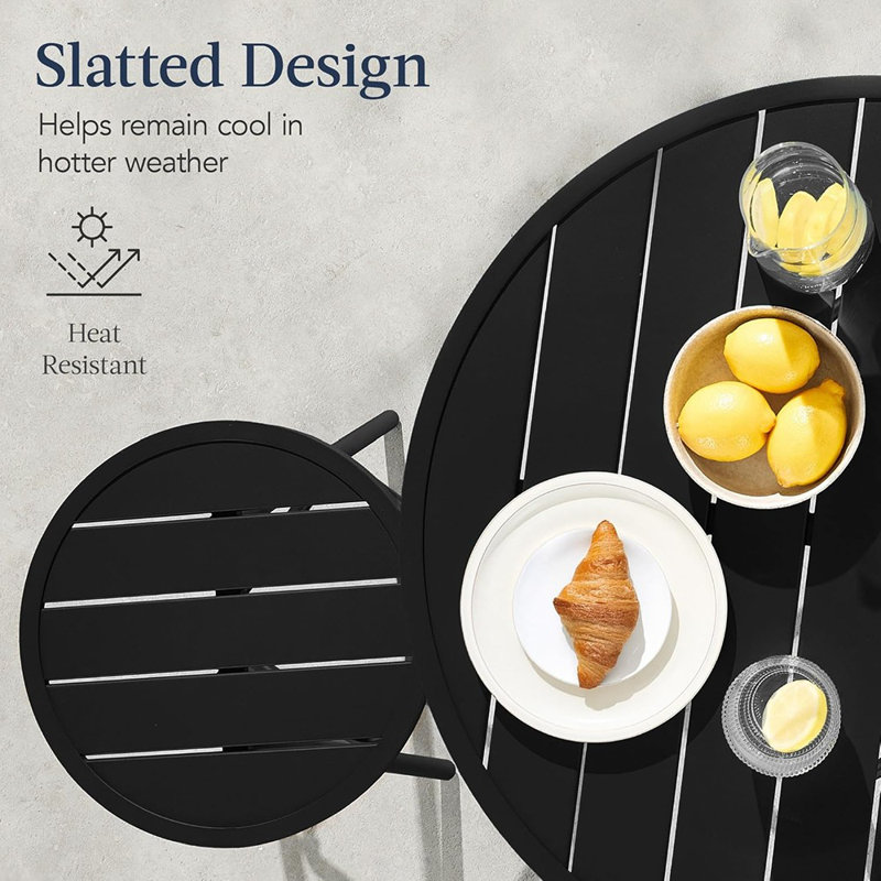 3-Piece Patio Dining Set, Bar Height, Outdo...