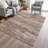 Machine Washable Indoor/Outdoor Xhevrie Terracotta Rug-1928883775