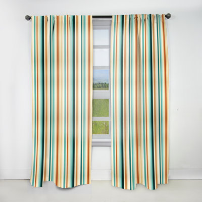 Rideau en velours moderne Coastal Simplicity II - obscurcissant - 1 panneau