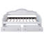 Lit de jour simple tapissier avec DEL et 2 tiroirs, beige-756701099-756701097