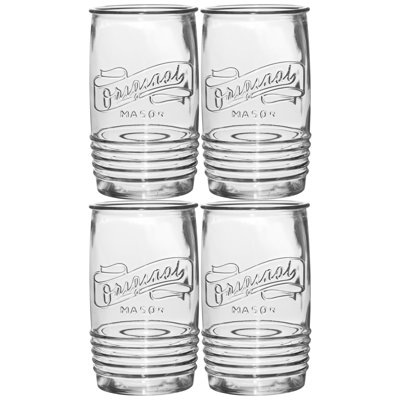 Retroware 20oz. Drinking Glasses Set