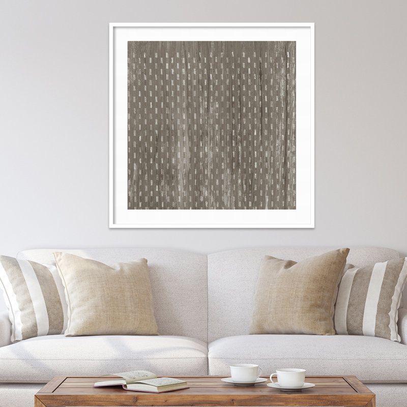 Weathered Wood Patterns VIII by June Erica Vess, White, 41" H x 41" W x 1" D