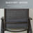 Premium All-Weather Wicker Outdoor Dining Armchair-848022637