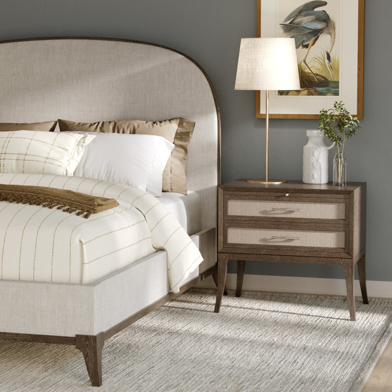 Maidstone 2 - Drawer Solid Wood Nightstand, Pier