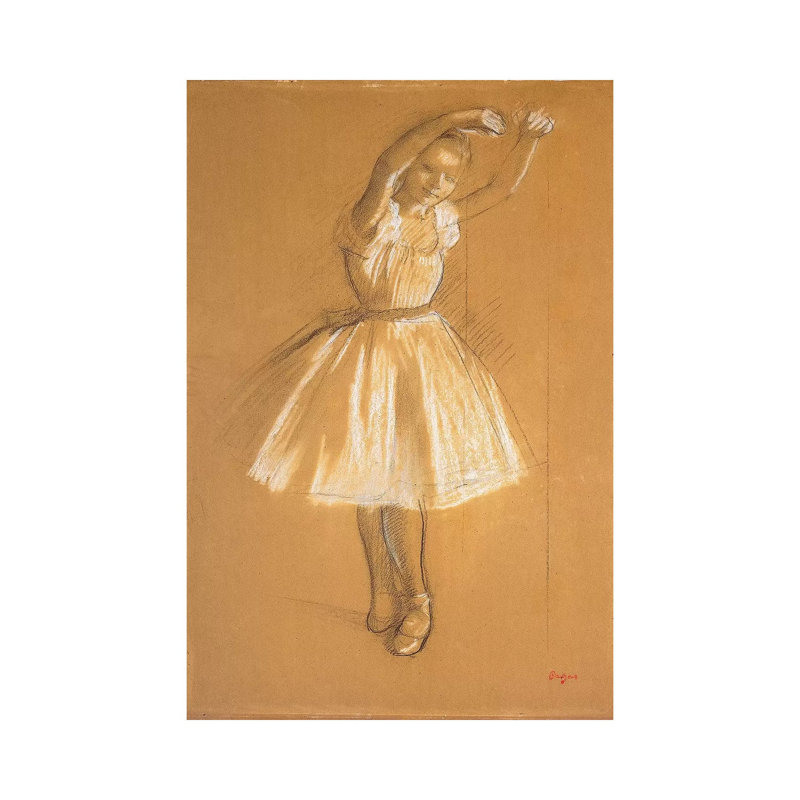 Little Dancer, 1875 by Edgar Degas - Wrapped Canvas Painting, 66.04 cm H x 45.72 cm W x 1.91 cm D
