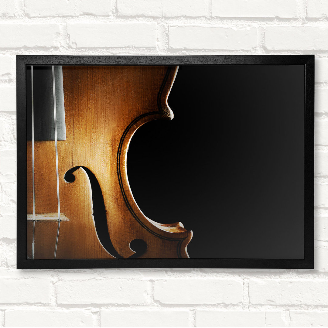 Double Bass Beauty Gerahmter Druck