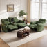 Sherry 2-Piece Reclining Living Room Set, Includes 67'' Manual Reclining Sofa with Storage Console & 34'' Recliner