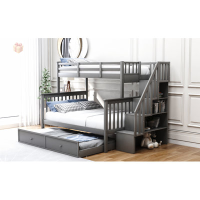 Versatile Bunk Bed with Storage and Durable Construction for Space-Saving and Functional Bedroom Furniture