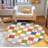 Colorful Diamond for Kids Washable Non-slip Rug-477690670-478553201