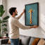 Forward Giraffe Modern - Framed Print-1800540463-1800540461