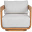 Chaise de patio en teck Nina