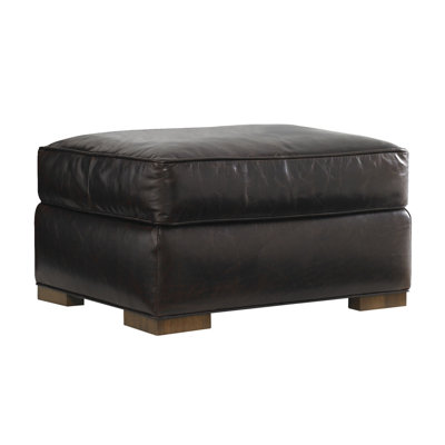 Tower Place Edgemere Leather Ottoman