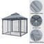 Pavillon de jardin en fer à toit souple avec toit double-114479692-114479695