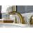 Kingston Brass Restoration Two-Handle 3-Hole Deck Mount Widespread Bathroom Faucet with Retail Pop-Up Drain-69607136
