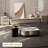 Modern Beige Solid Wood TV Stands