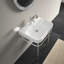 Lavabo de salle de bain mural en céramique avec trop-plein Duravit Happy D.2