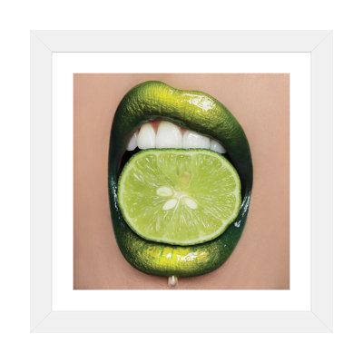 Lime Lips par Vlada Haggerty - impression d'art graphique