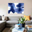 «Dynamic Indigo» par Hannah Carlson, impression sur toile tendue-20906367