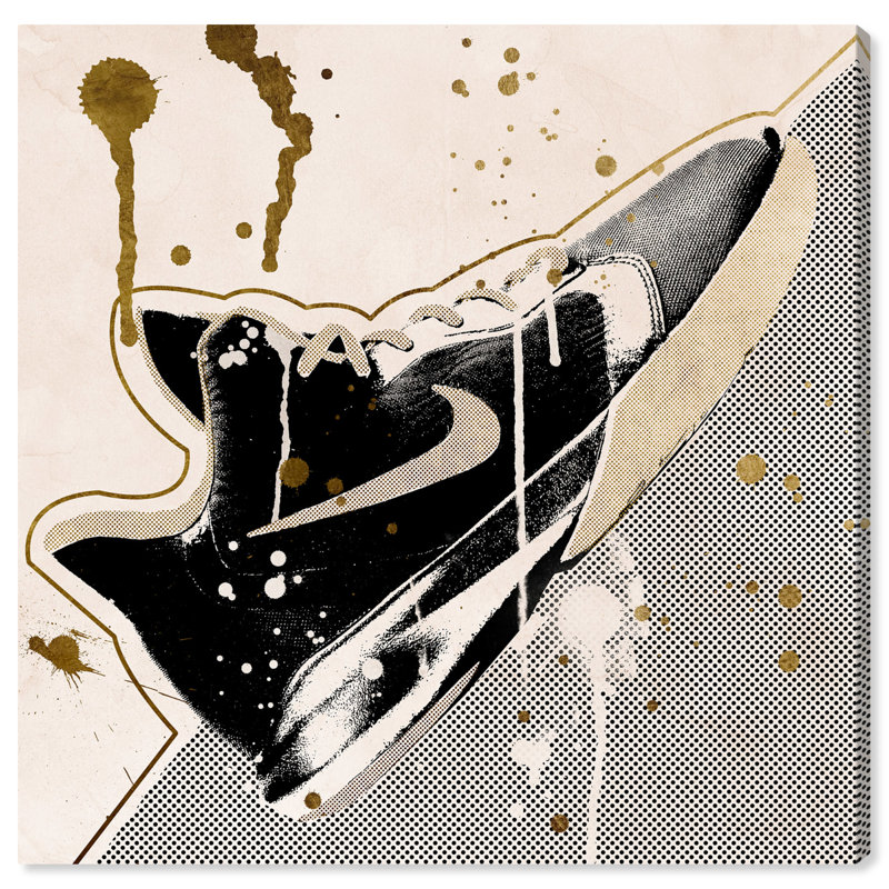 «Inverted Sneaker», impression sur toile tendue, H 12 po x l 12 po x P 0,8 po
