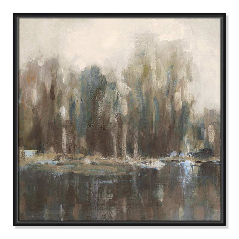 «Daily Reflections I Print» par Carol Robinson, H 25,5 po x l 25,5 po, Noir