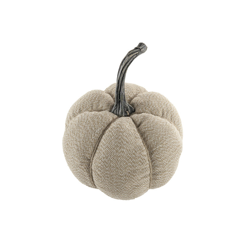 Tissu citrouilles lestées avec des tiges réalistes pour les décorations des Fêtes