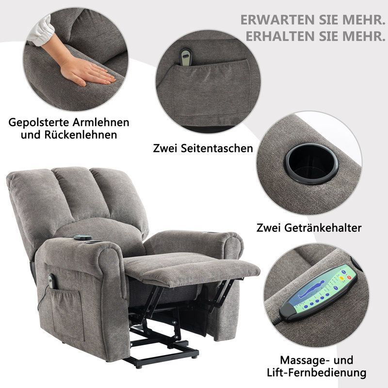 91cm Wide Standard Recliner