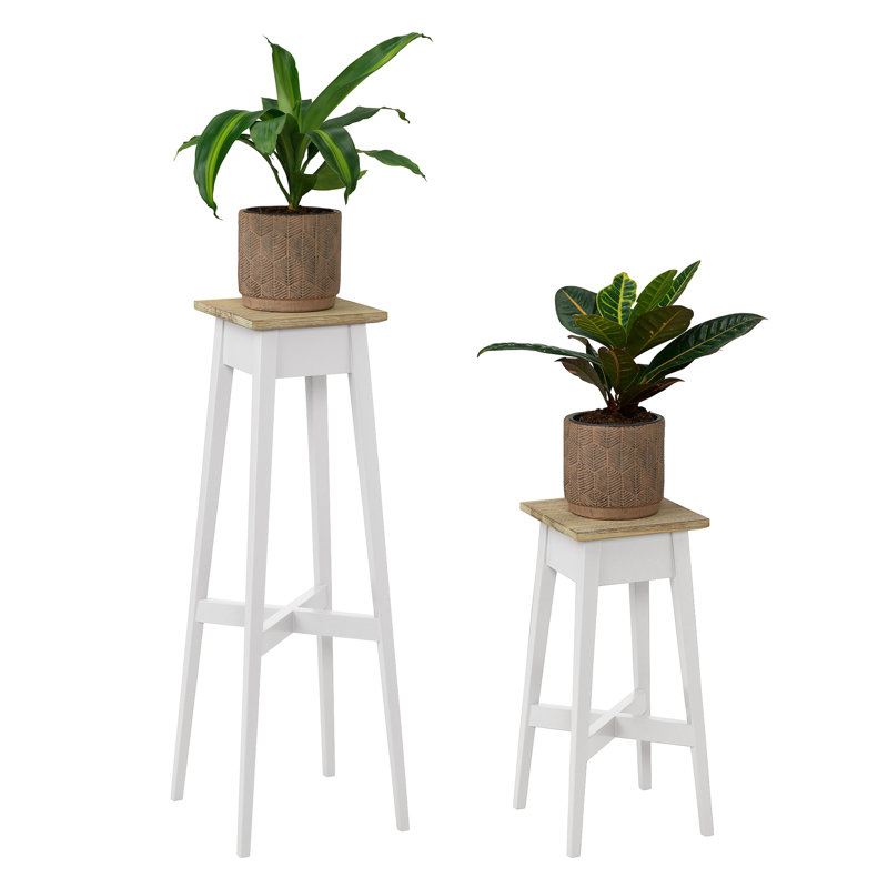Plant Stand - Set of 2, White