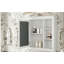 Armoire de salle de bain murale avec miroir 35 po x 27,5 po-120406517