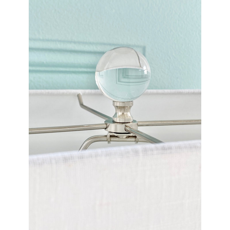 Elaina Table Lamp, Silver