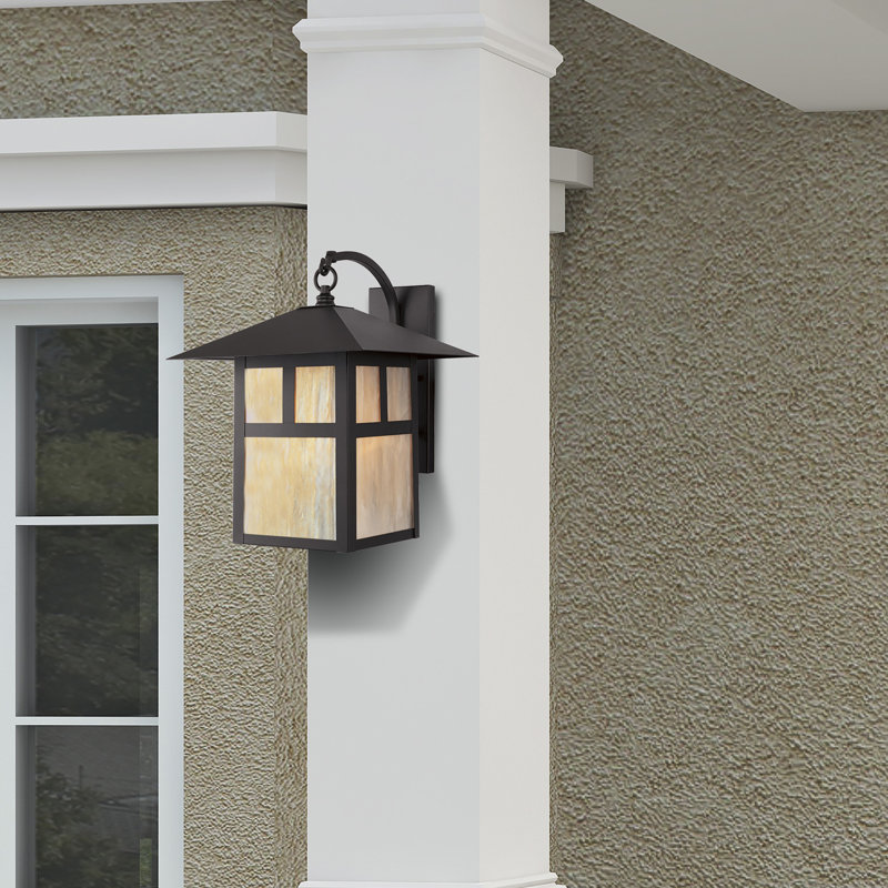 Giles Solid Brass Wall Light, 8.5" H x 5.5" W x 8" D, Bronze