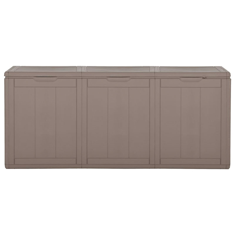 META 118.5cm W 270L Polypropylene Deck Box in Brown