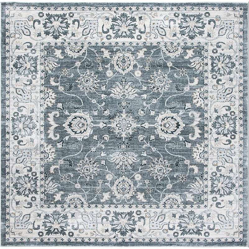 Aayam Performance Oriental Rug, Square 8'