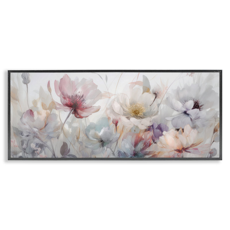 Art de la giclée encadrée par Mly Gray, H 10 po x l 24 po, Giclée encadrée noir minuit
