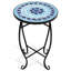 Funkstown Round Glass Outdoor Bistro Table - 36 cm W 36 cm D