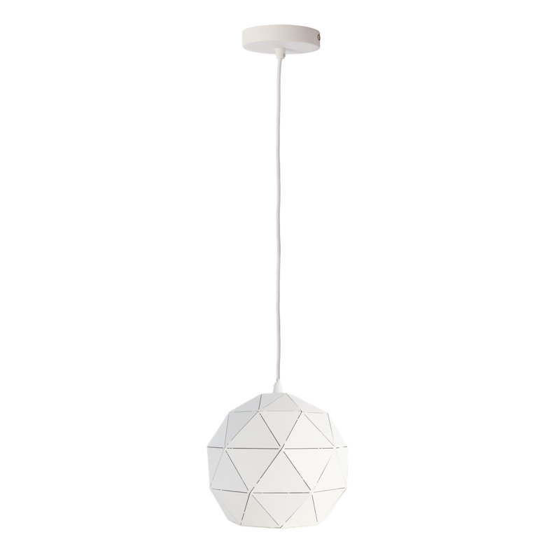 Ball LED Pendant Light 1-light Asterope, White