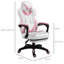 Inbox Zero Adjustable Ergonomic Faux Leather Swiveling PC & Racing Game Chair-1970483520