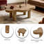 Table basse 40 "en forme de nuage avec 4 pieds ronds-977580038