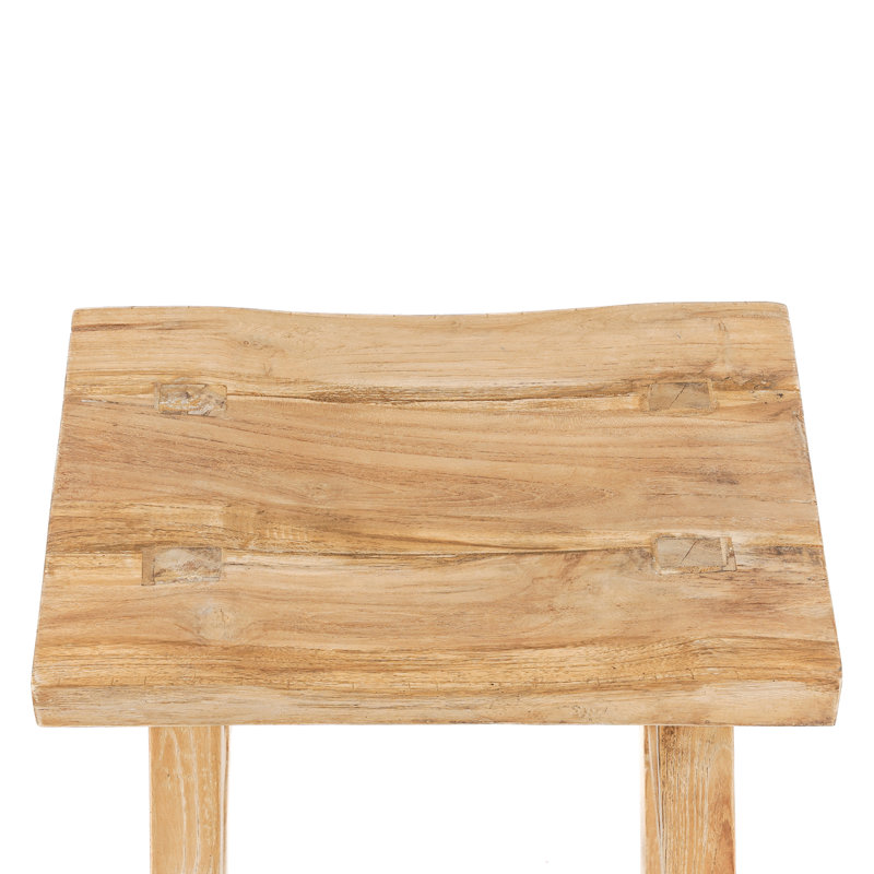 Clydene Solid Wood Accent Stool