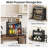 Countertop Bread Storage Container With Bamboo Cutting Board And Adjustable Vent, Black