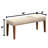 Shearer Linen Blend Upholstered Bench