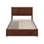 Lit plateforme avec rangement en bois massif Ashante avec pied de lit et tiroirs sous le lit-2141740066-2141740064