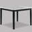 Contemporary Counter Height Dining Set Square Table Tope Black Finish Upholstered Chairs Bench Channel Tufting Wooden Solid Wood Dining Room Kitchen Furniture-1851540407