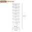 Freestanding 7-Tier Revolving Shoe Rack Organizer for 28 Pairs