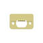 Deltana SP225U3 Strike Plate, 2-1/4" x 1-1/2" in Polished Brass