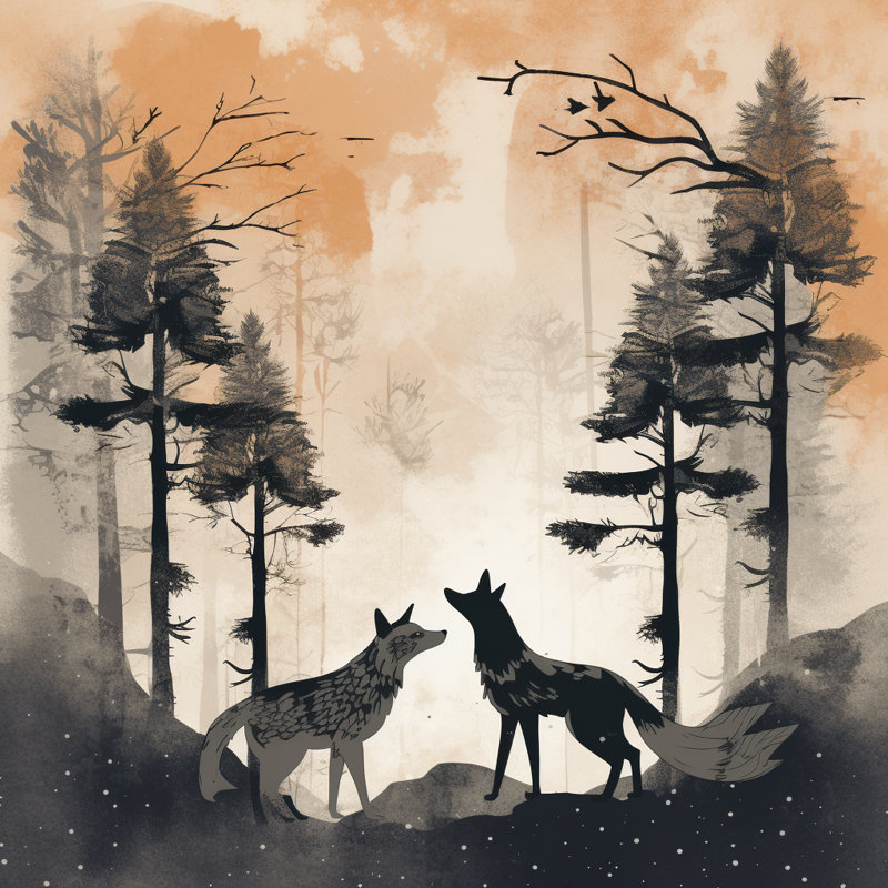 Fox Forest Jametria Bedding, Twin Comforter