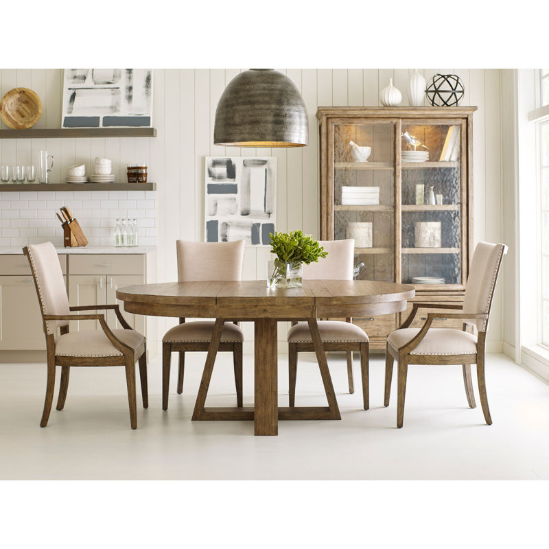 Fauteuil Baldrige en brun / beige