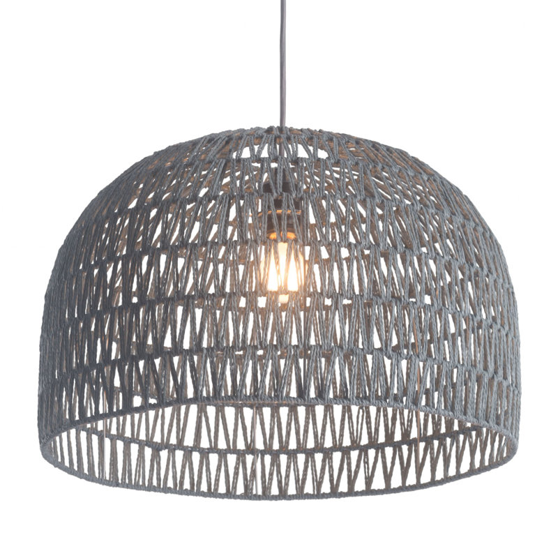 1 - Light Gray Shaded Pendant