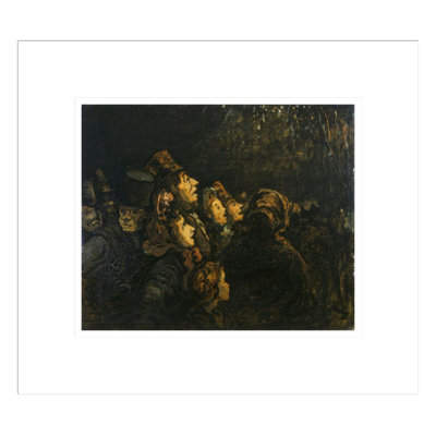 The Rockets by Honoré Daumier -Framed Giclee Print